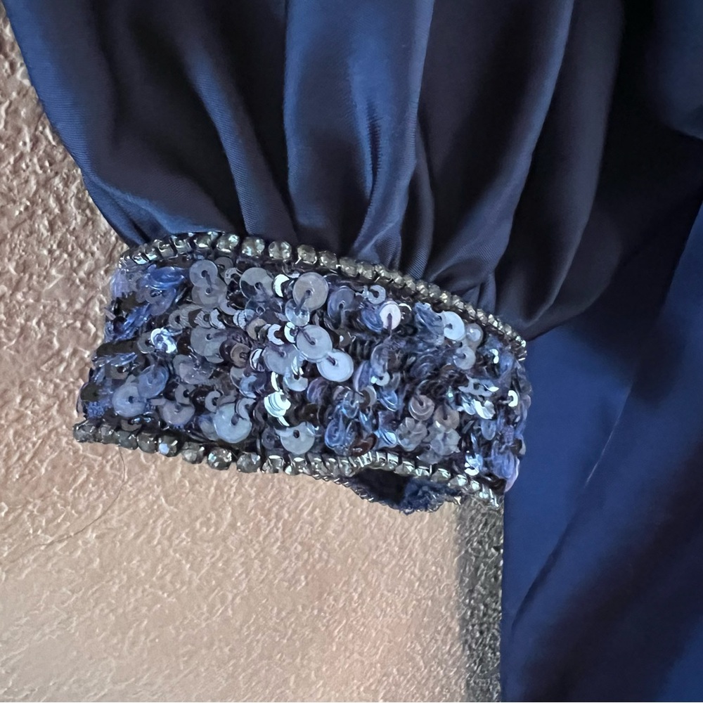 Sachin + Babi MAIA GOWN in MIDNIGHT Size 16W - Picture 5 of 11